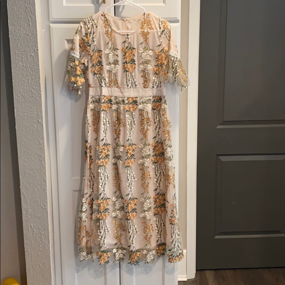 Embroidered dress